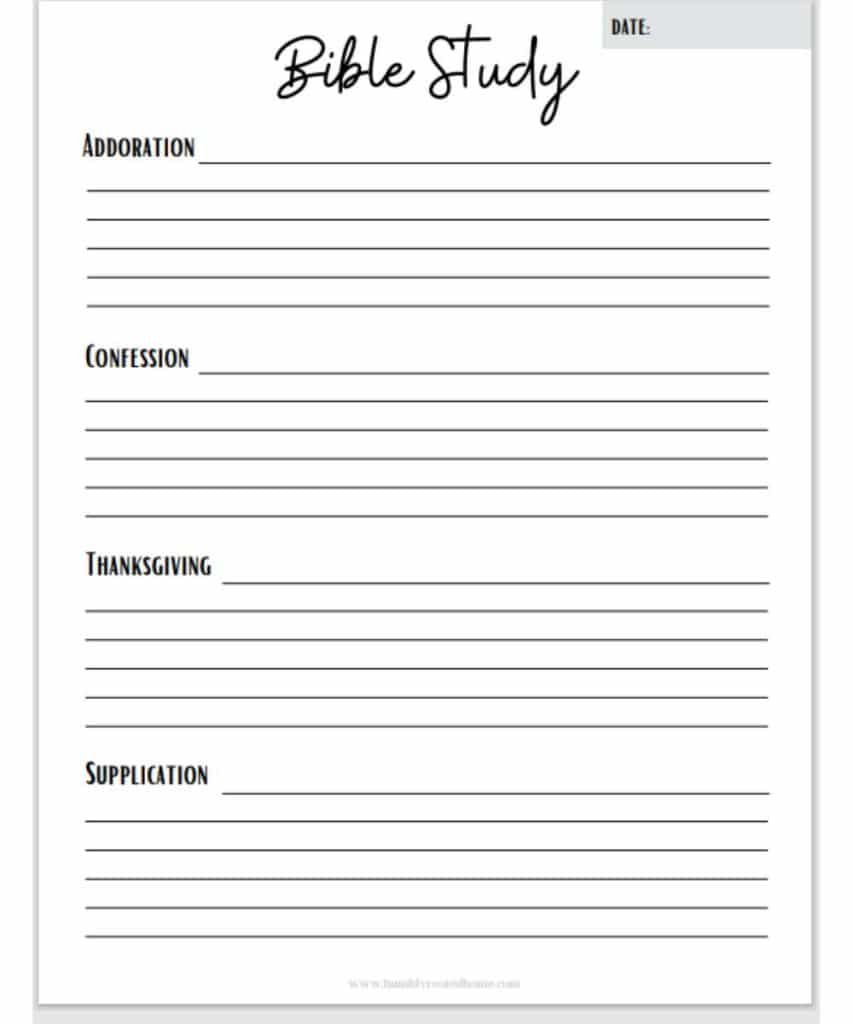 5 Free Printable Bible Study Worksheets For Christian Women - Free Bible Study Printable Sheets