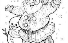 Free Full Size Printable Christmas Coloring Pages