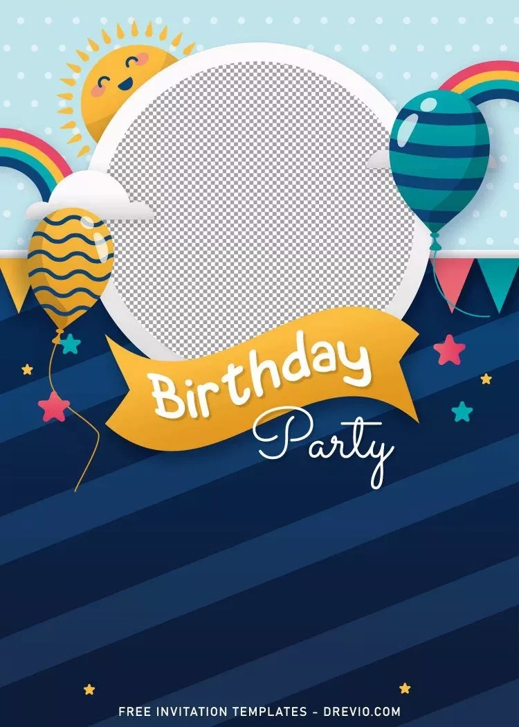 8+ Personalized Kids Birthday Party Invitation Templates For Any - Free Personalized Printable Birthday Party Invitations