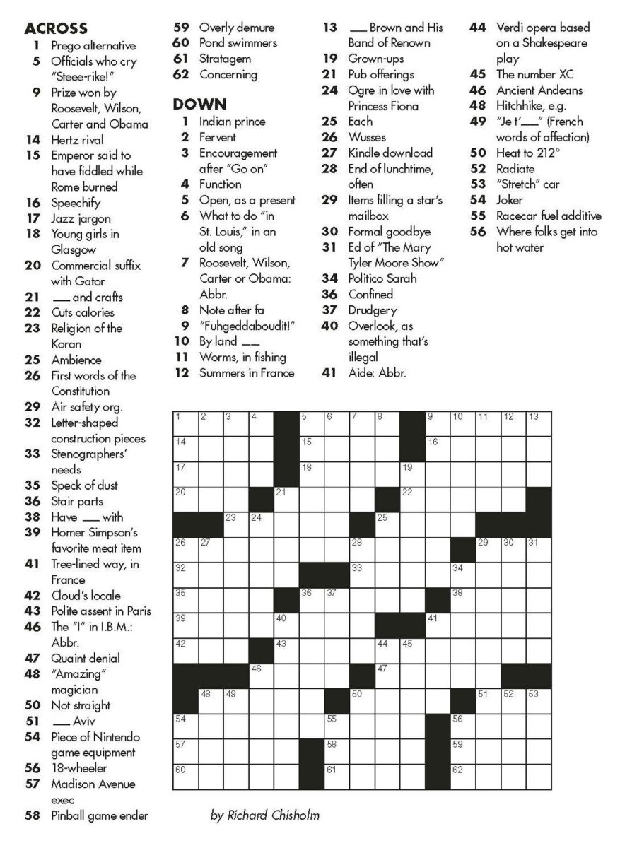 A Crossword Puzzle You&amp;#039;Ll Actually Finish From The New York Times - Ny Times Free Print Crossword