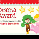 A Drama Award Certificate Illustration Stock Vector Image & Art   Free Printable Drama Certificates