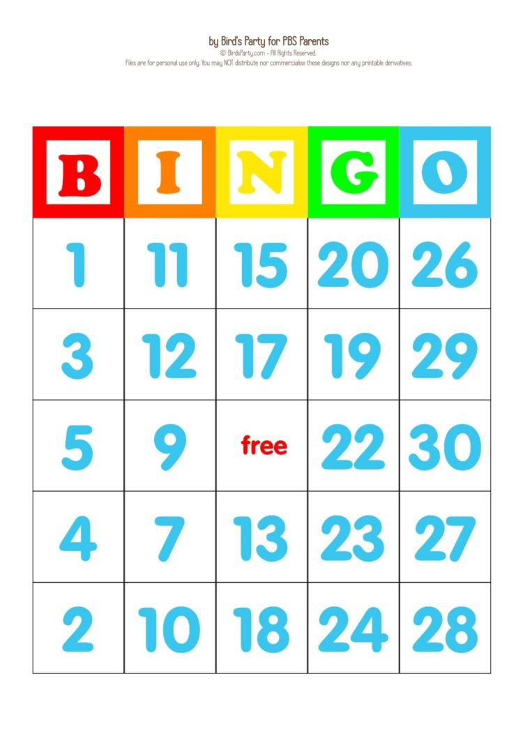 Abcs &amp;amp; 123S Bingo Cards | Kids Coloring Pages | Pbs Kids For Parents - Free Printable Bingo Sheets