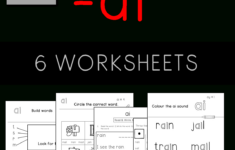 Free Printable Ai Phonics Worksheets