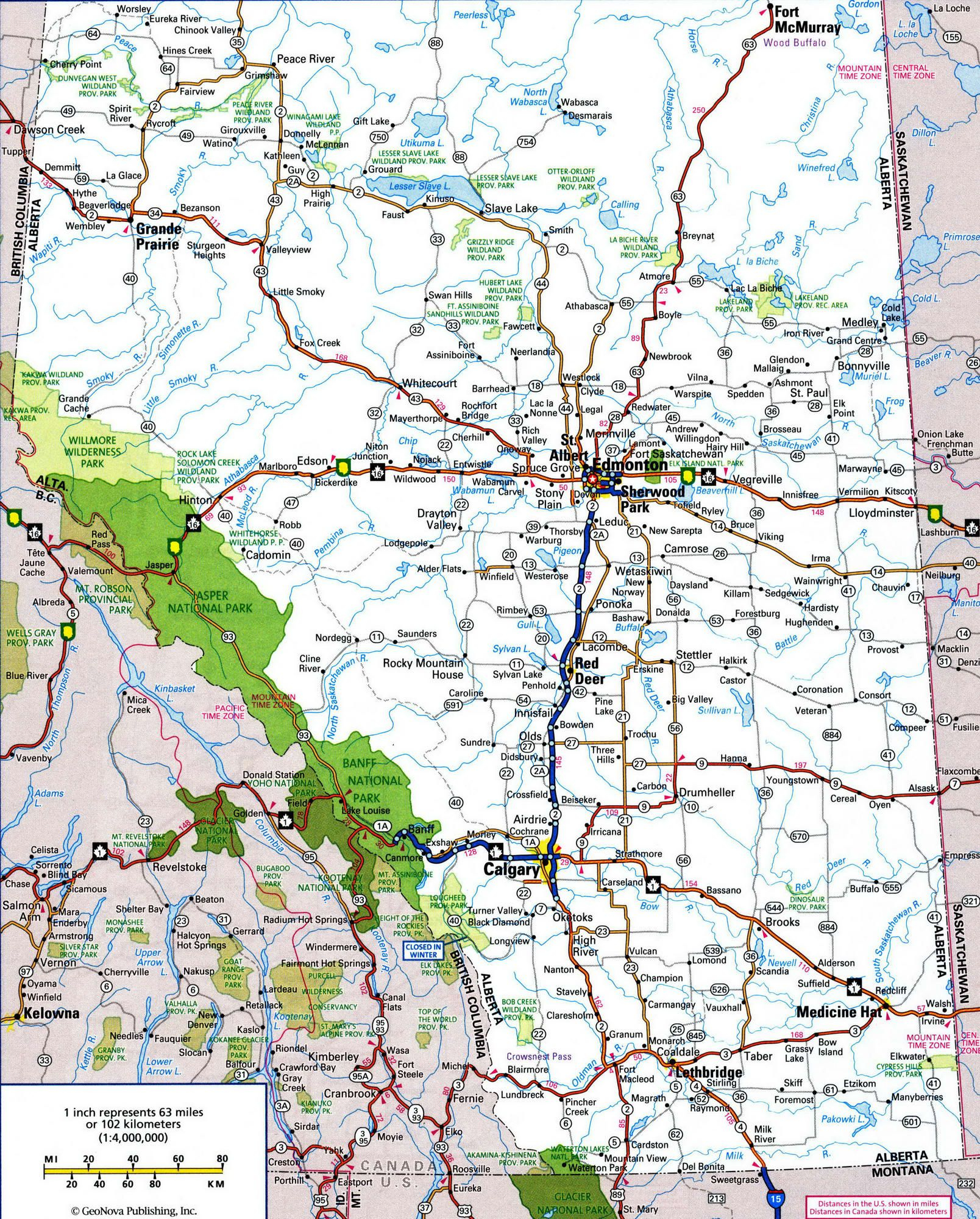 Alberta Highways Map.free Printable Road Map Of Alberta Province - Free Printable Alberta Maps