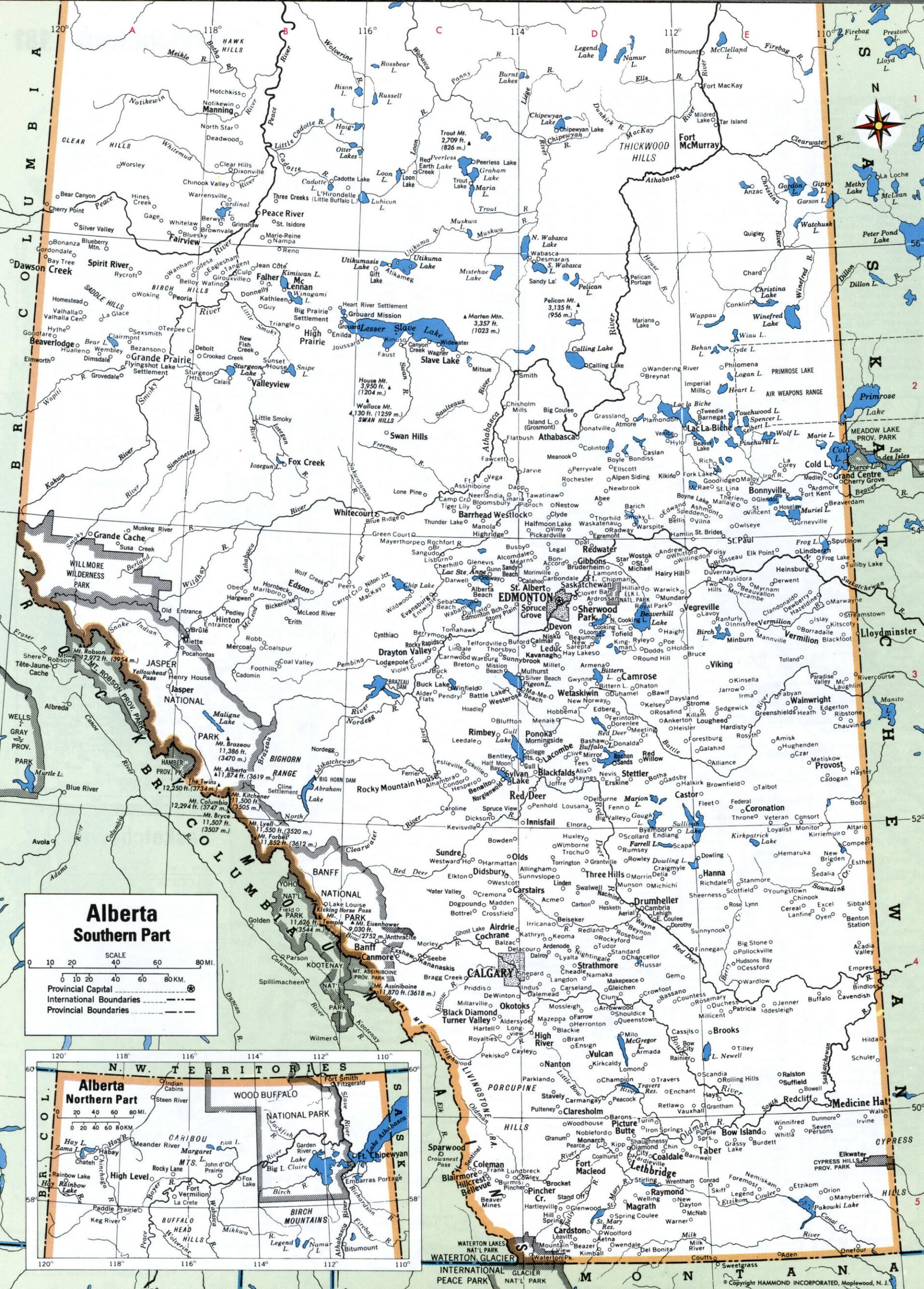 Alberta Map Regions.free Printable Map Alberta Province Canada - Free Printable Alberta Maps