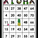 Aloha Bingo Cards (Printable)   Marketplace   Free Printable Hawaiian Bingo Cards
