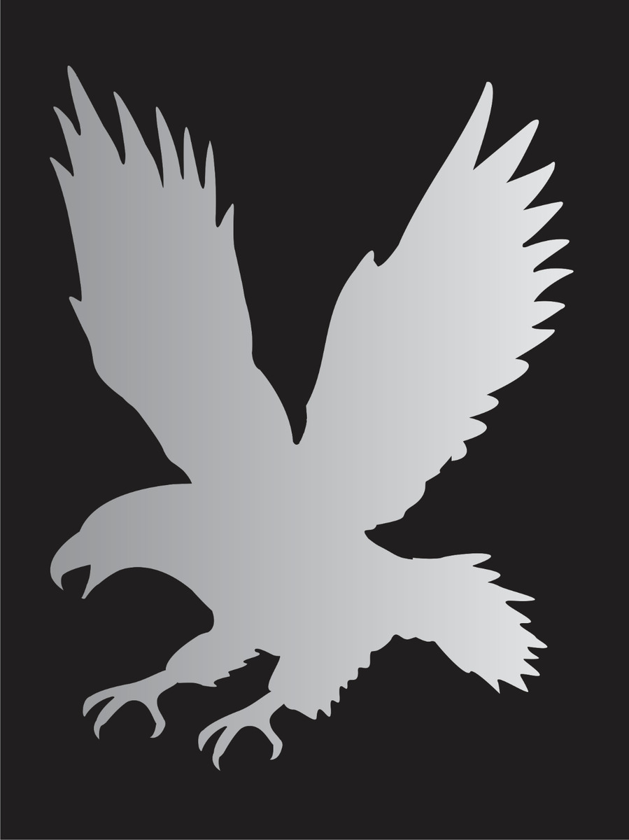 American Bald Eagle Stencil Golden Bird Fly Reusable Template Diy Signs Joanie - Free Printable Eagle Stencils