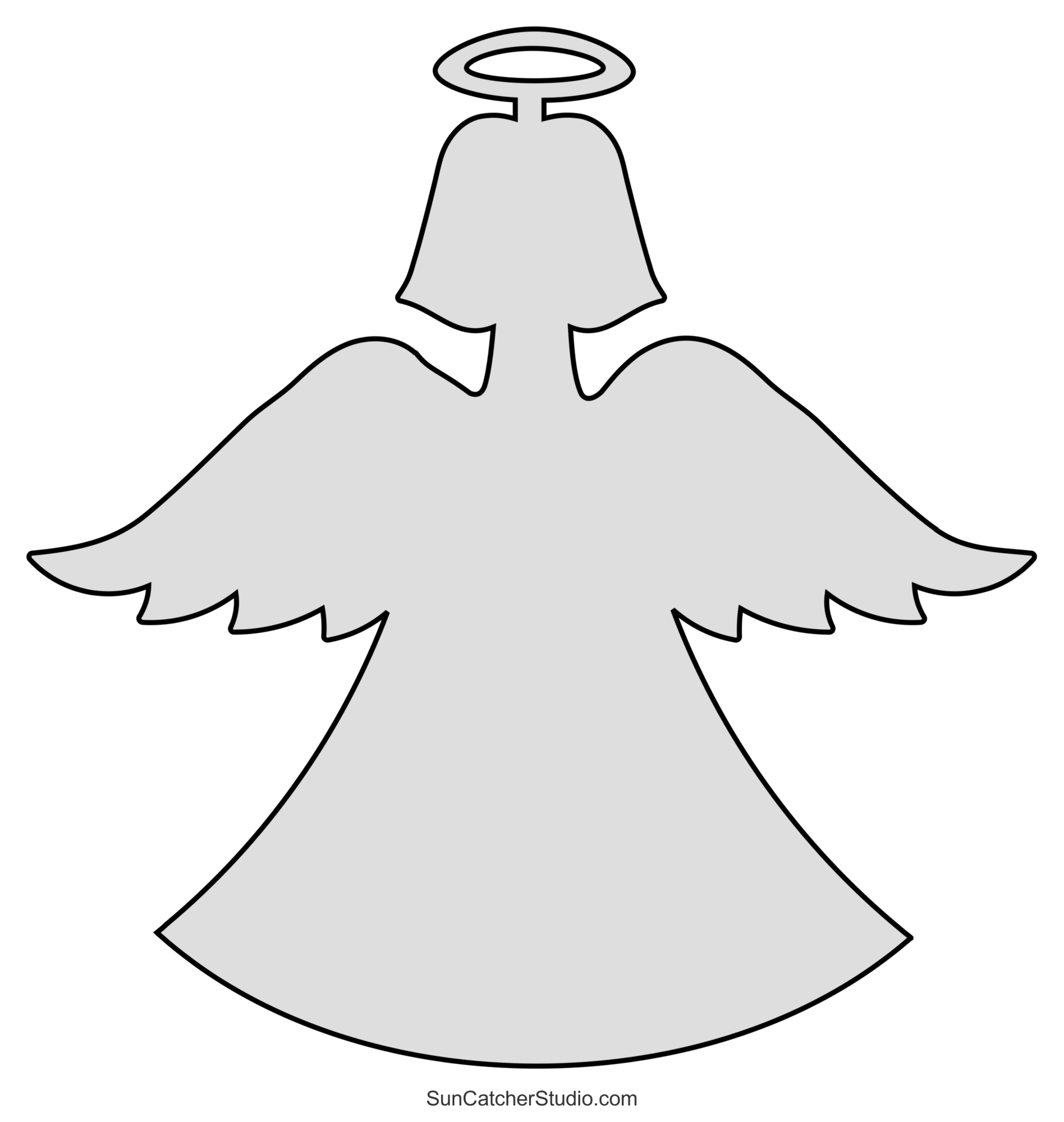 Angel Templates And Stencils (Free Printable Patterns) – Diy - Free Printable Angel Templates