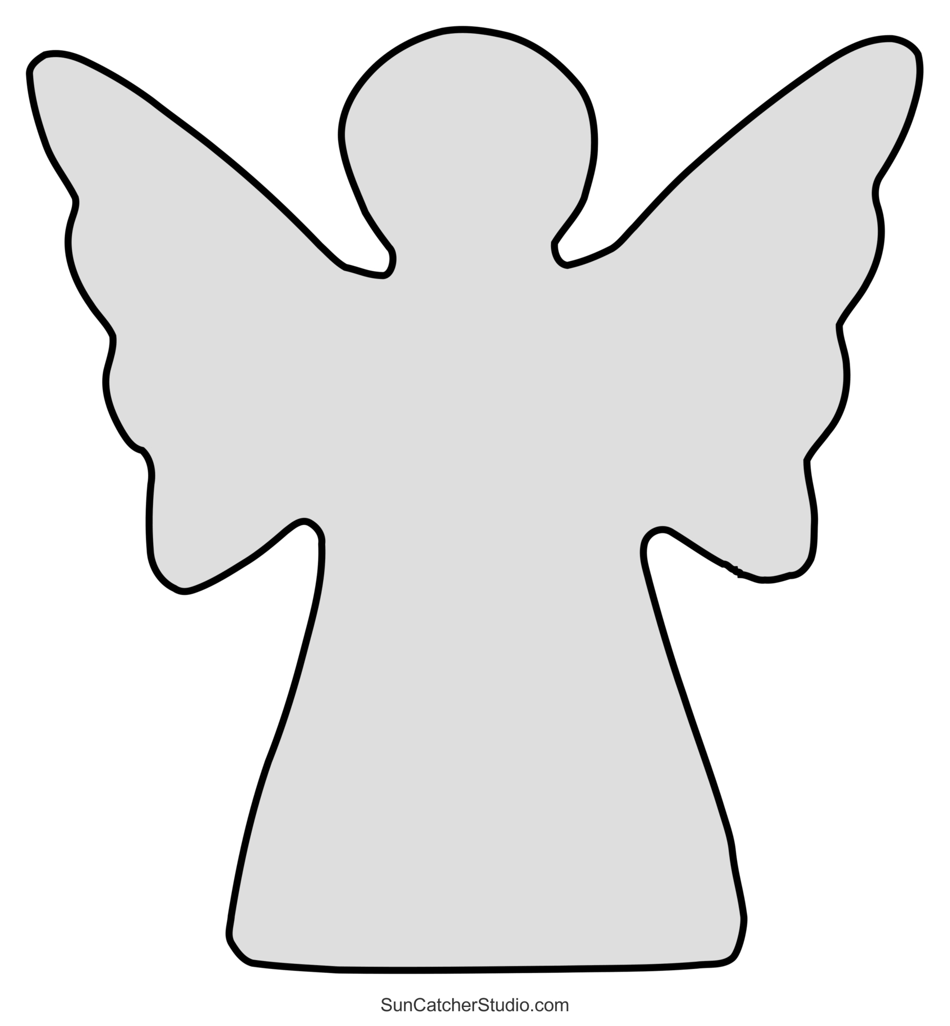 Angel Templates And Stencils (Free Printable Patterns) – Diy - Free Printable Angel Templates