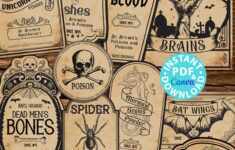 Free Printable Apothecary Labels