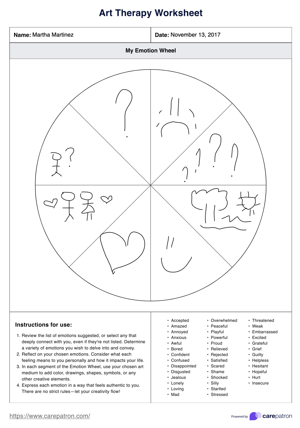 Art Therapy Worksheets &amp;amp; Example | Free Pdf Download - Free Printable Art Therapy Worksheets