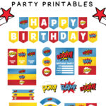 Awesome Superhero Party Printables (Free Download)! | Catch My Party   Free Printable Superhero Images