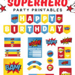 Awesome Superhero Party Printables (Free Download)! | Catch My Party   Free Printable Superhero Images