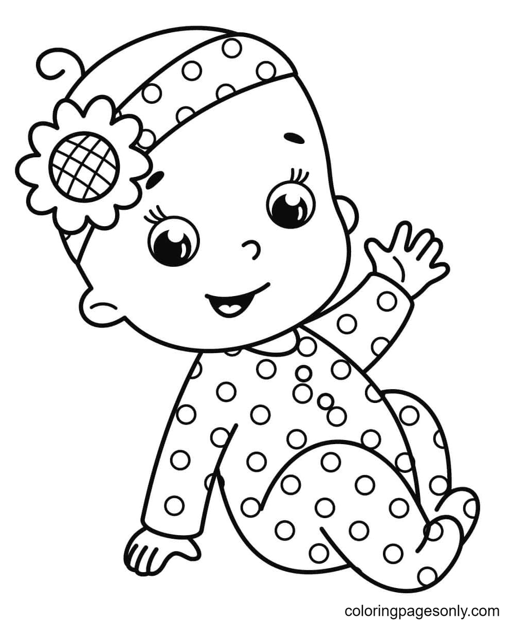 Baby Coloring Pages Printable For Free Download - Free Printable Baby Pictures
