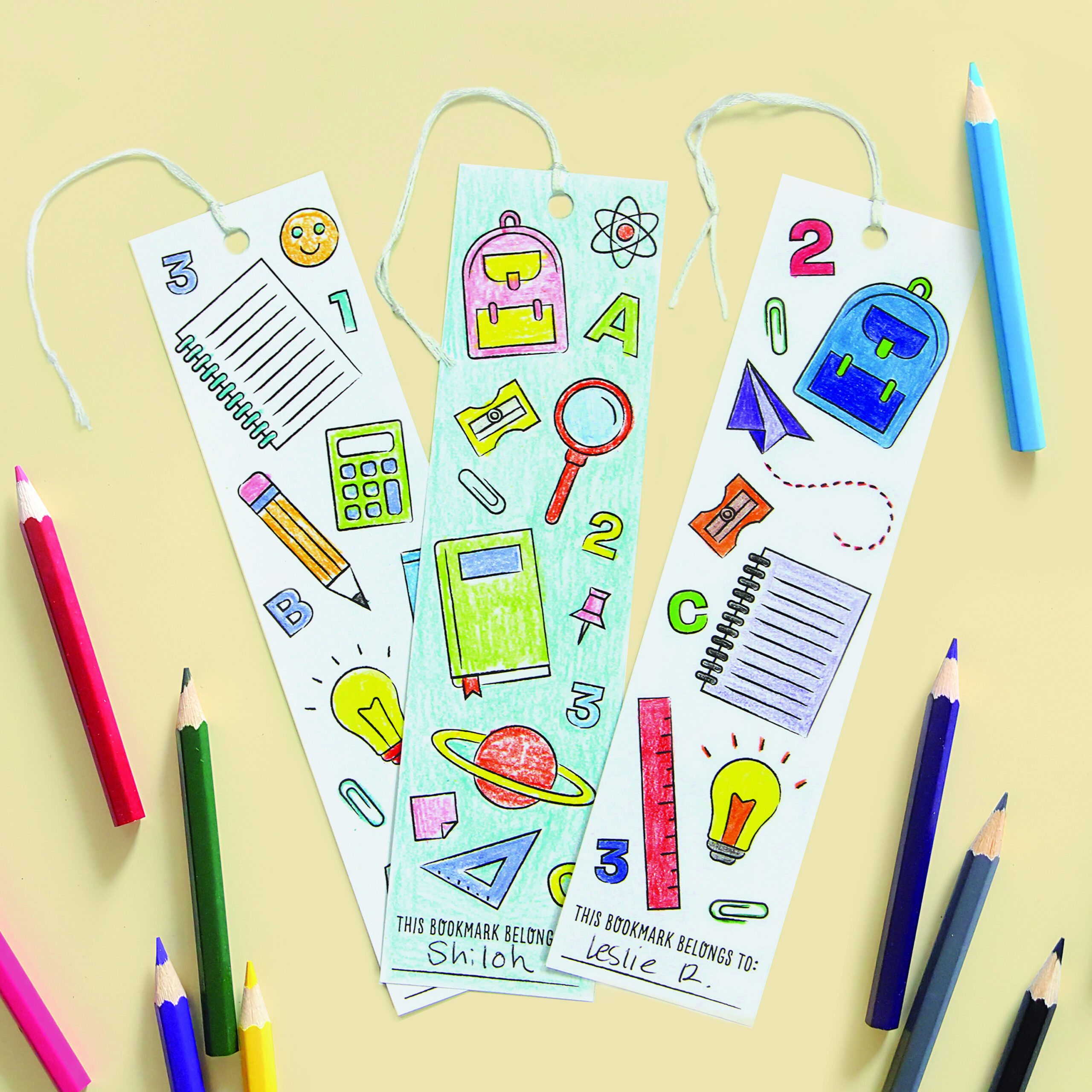 Back To School Bookmarks - Free Printable Download - Free Printable Educational Bookmarks