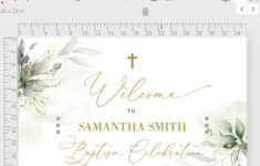 Free Printable Baptism Signs