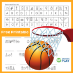 Basketball Cryptogram Puzzle Free Printable   Growing Play   Printable Cryptograms For Free