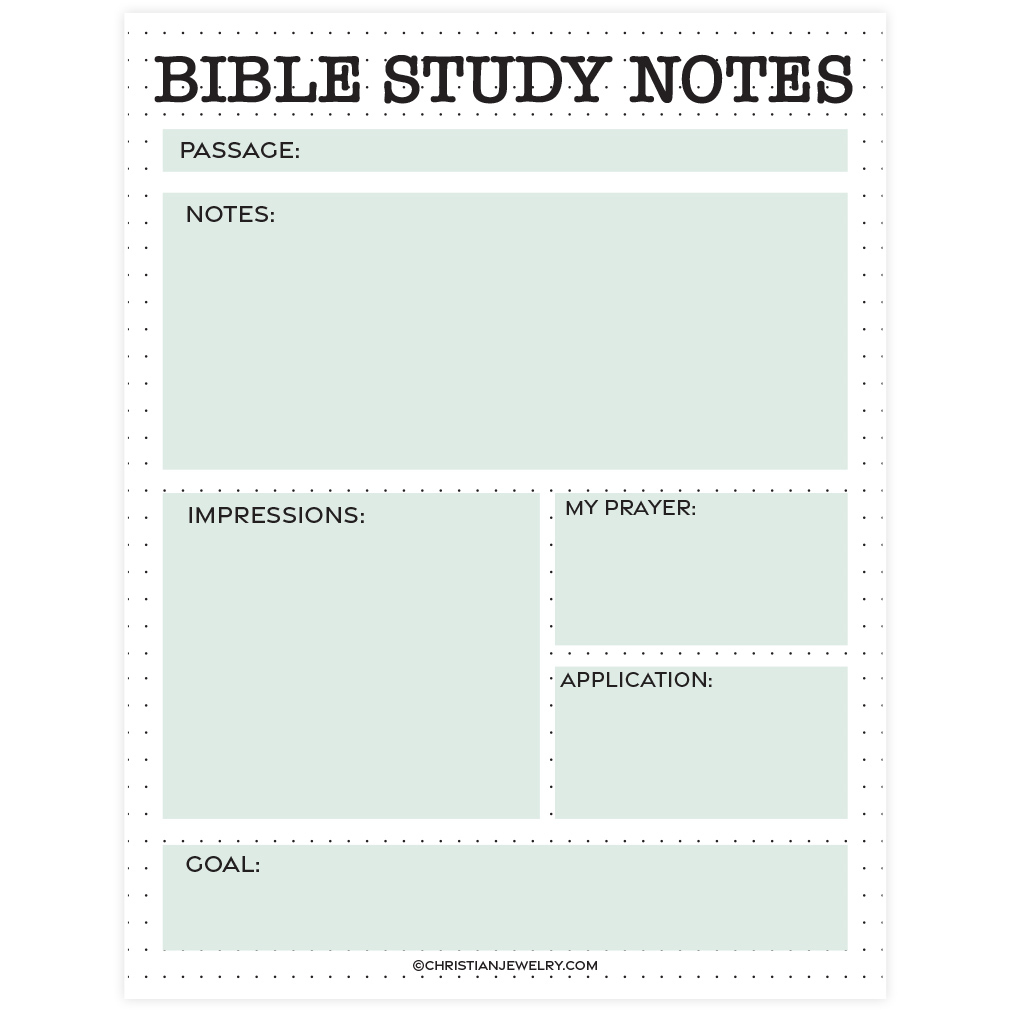 Bible Study Page - Dots | Free Christian Printables - Free Bible Study Printable Sheets