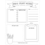 Bible Study Page   School Desk | Free Christian Printables   Free Bible Study Printable Sheets