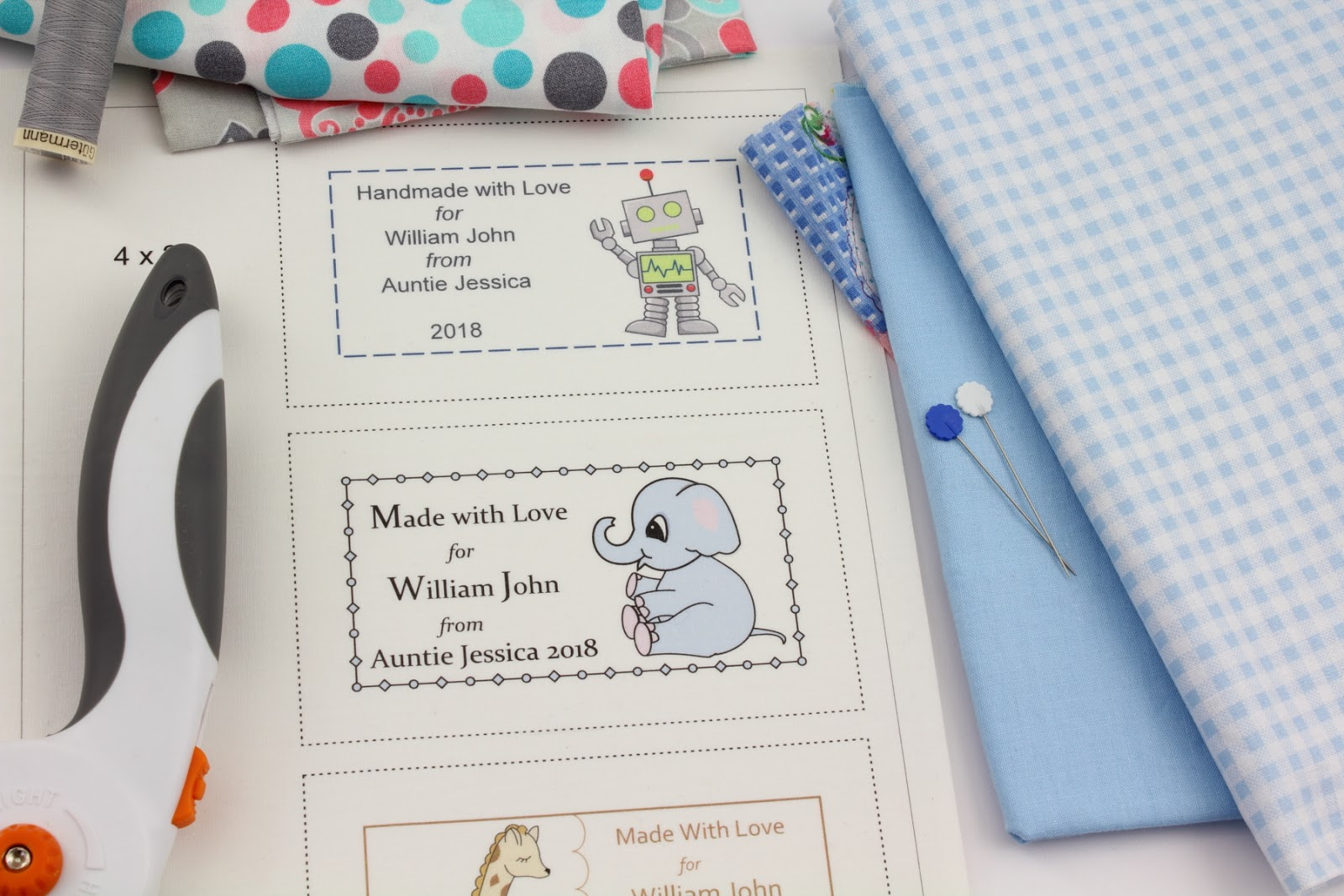 Big B: Baby Boy Quilt Labels - Free Printable Baby Quilt Labels