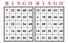 Free Printable Bingo Cards 1-75