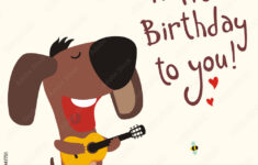 Free Printable Birthday Cards Guitar