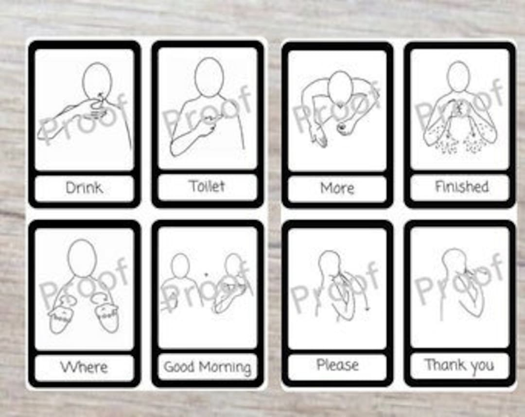 Bundle Offer 40 Printable Makaton Communication And Language Sign - Free Printable Makaton Signs