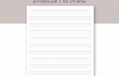 Free Printable Calligraphy Lined Paper