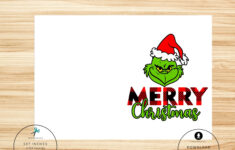 Grinch Card Printable