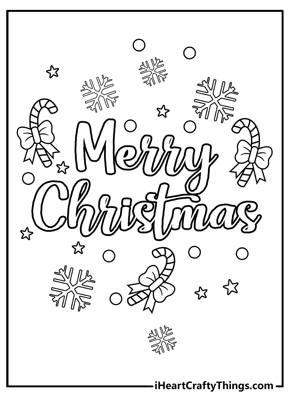 Christmas Coloring Pages (100% Free Printables) - Free Printable Christmas Pictures To Colour