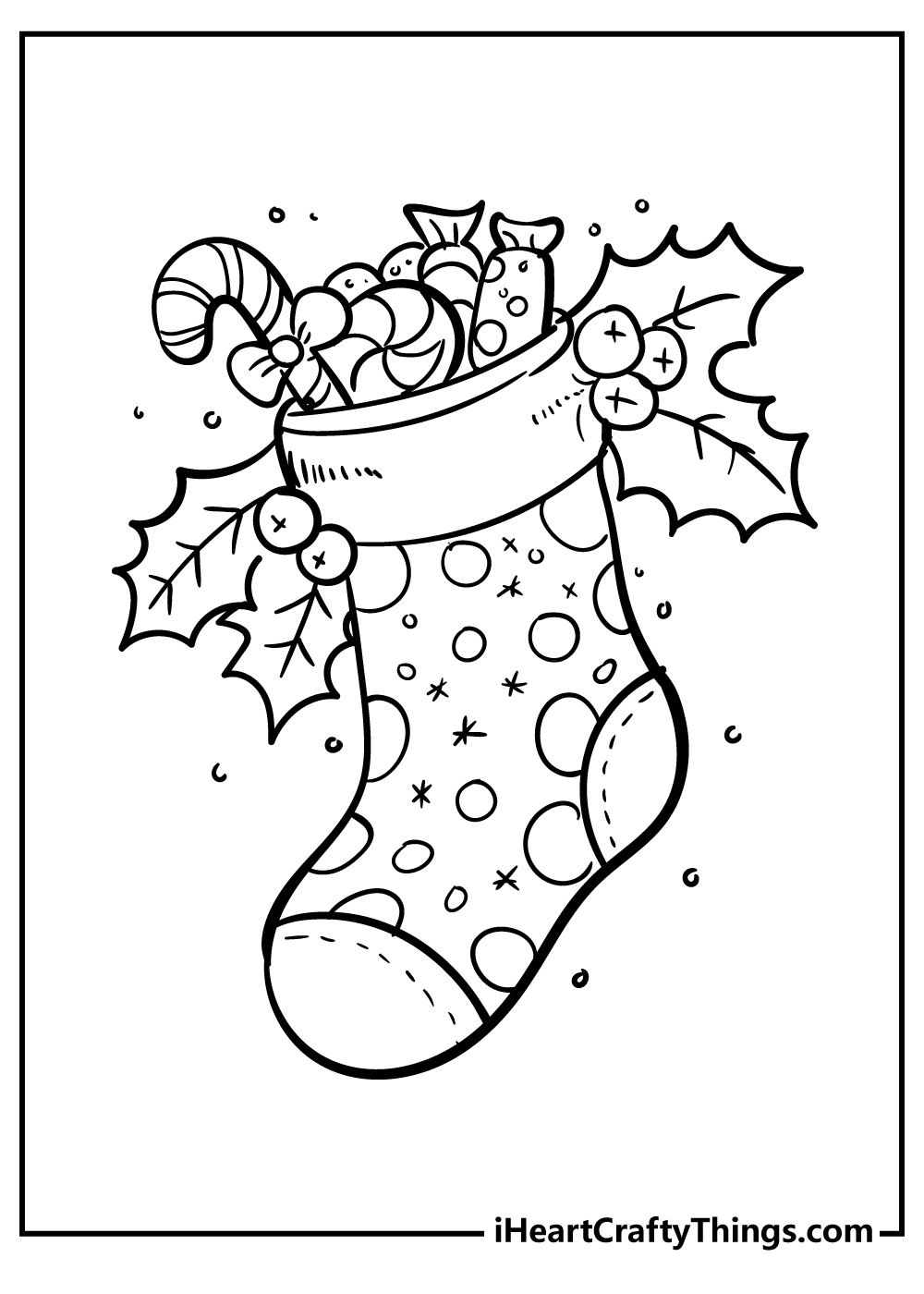Christmas Coloring Pages (100% Free Printables) - Free Printable Christmas Pictures To Colour