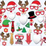 Christmas Printable Props, Photo Booth Props, Christmas Photo   Free Photo Booth Props Printable Christmas