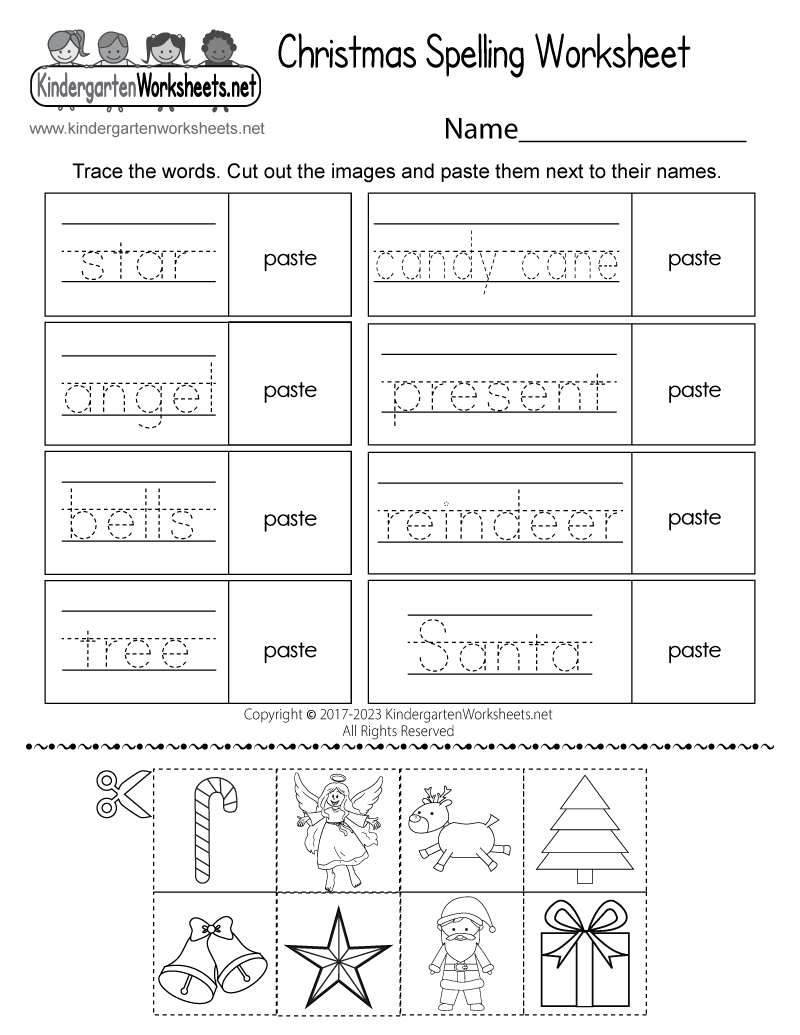 Christmas Spelling Worksheet - Free Printable, Digital, &amp;amp; Pdf - Free Printable Christmas Grammar Worksheets