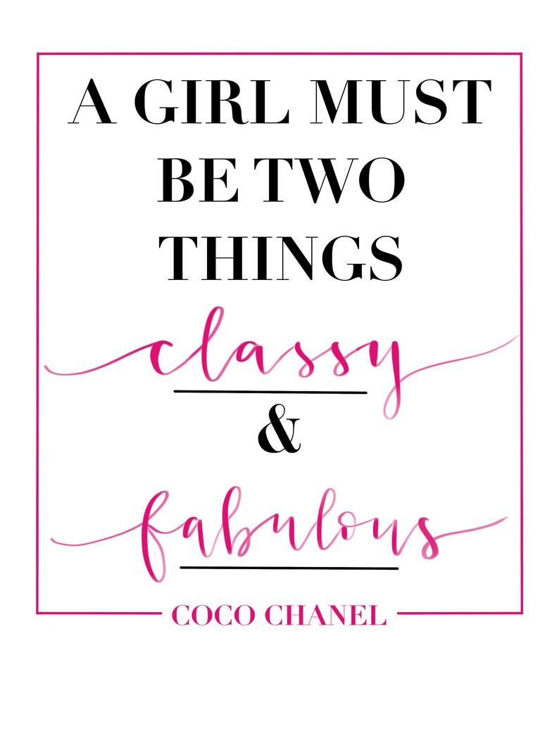 Coco Chanel Quote Printable Art Hand Lettered Printable - Etsy - Free Printable Chanel Quotes