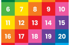 Free Printable Numbers 1-25