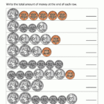 Counting Money Worksheets Up To $1   Free Printable Adding Money Worksheets
