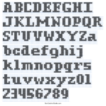 Cross Stitch Letters: Generator And Alphabet Font Patterns – Diy   Free Printable Alphabet Cross Stitch Patterns