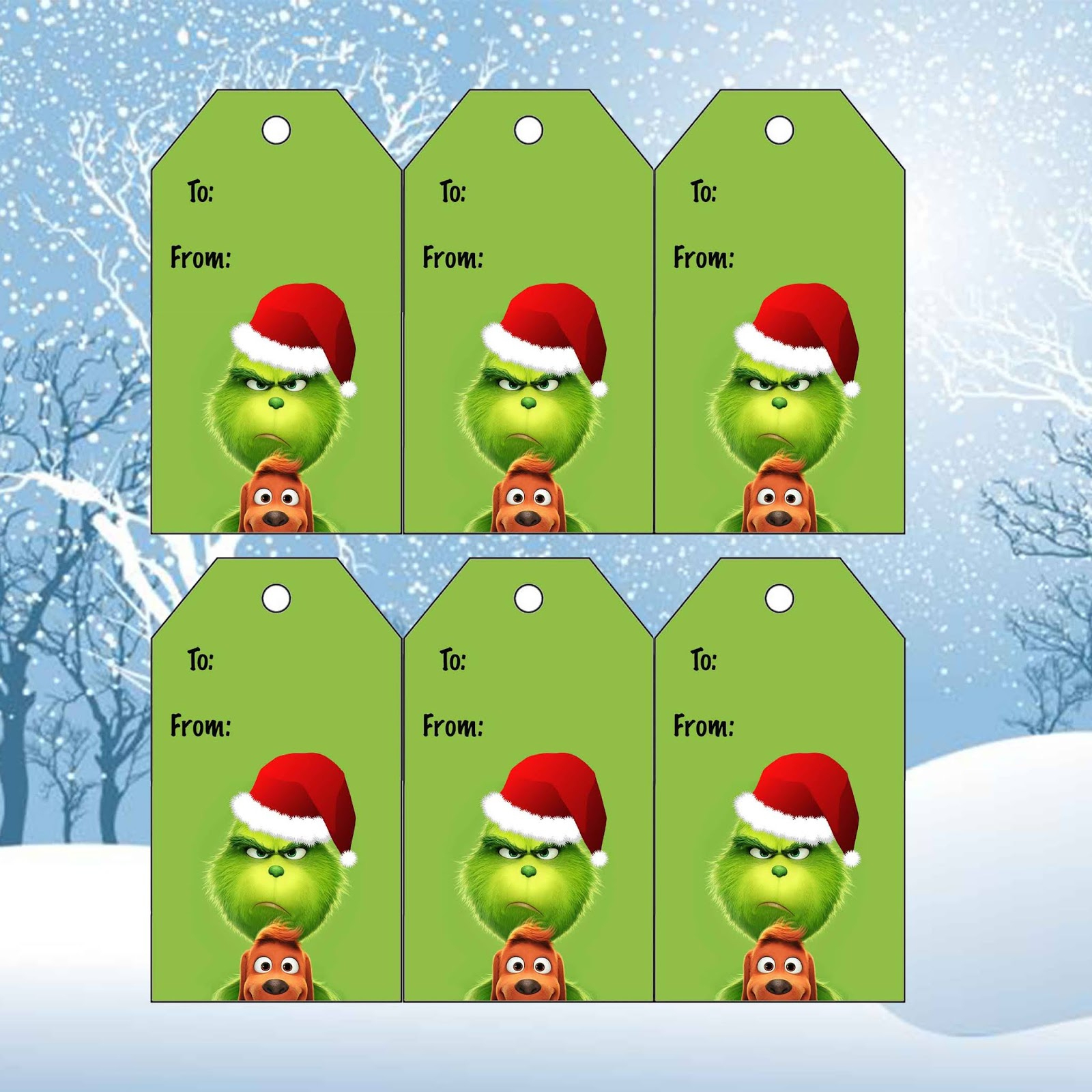 Daisy Celebrates: The Grinch Christmas Gift Tags - Free Printable Grinch Gift Tags
