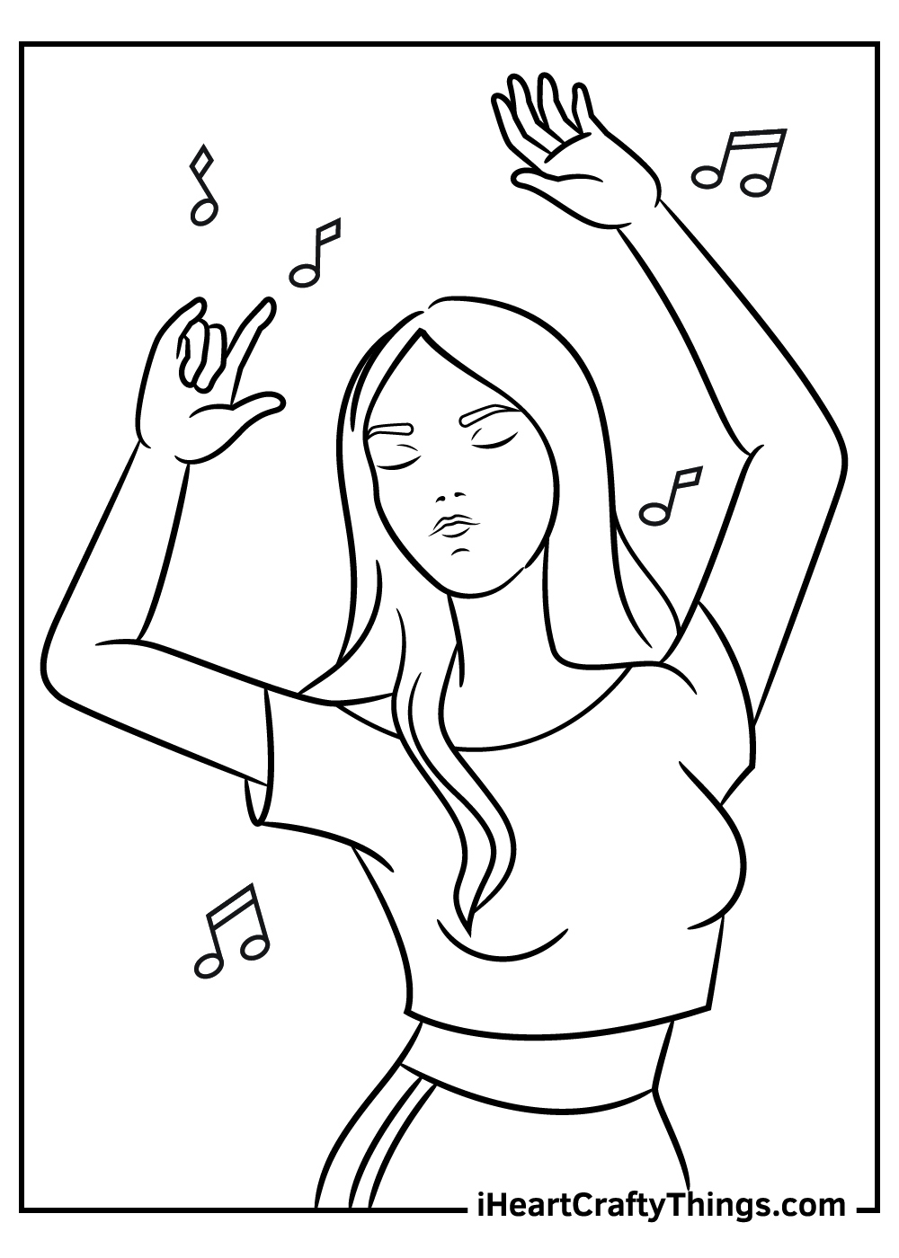 Dance Coloring Pages (100% Free Printables) - Free Printable Dance Pictures