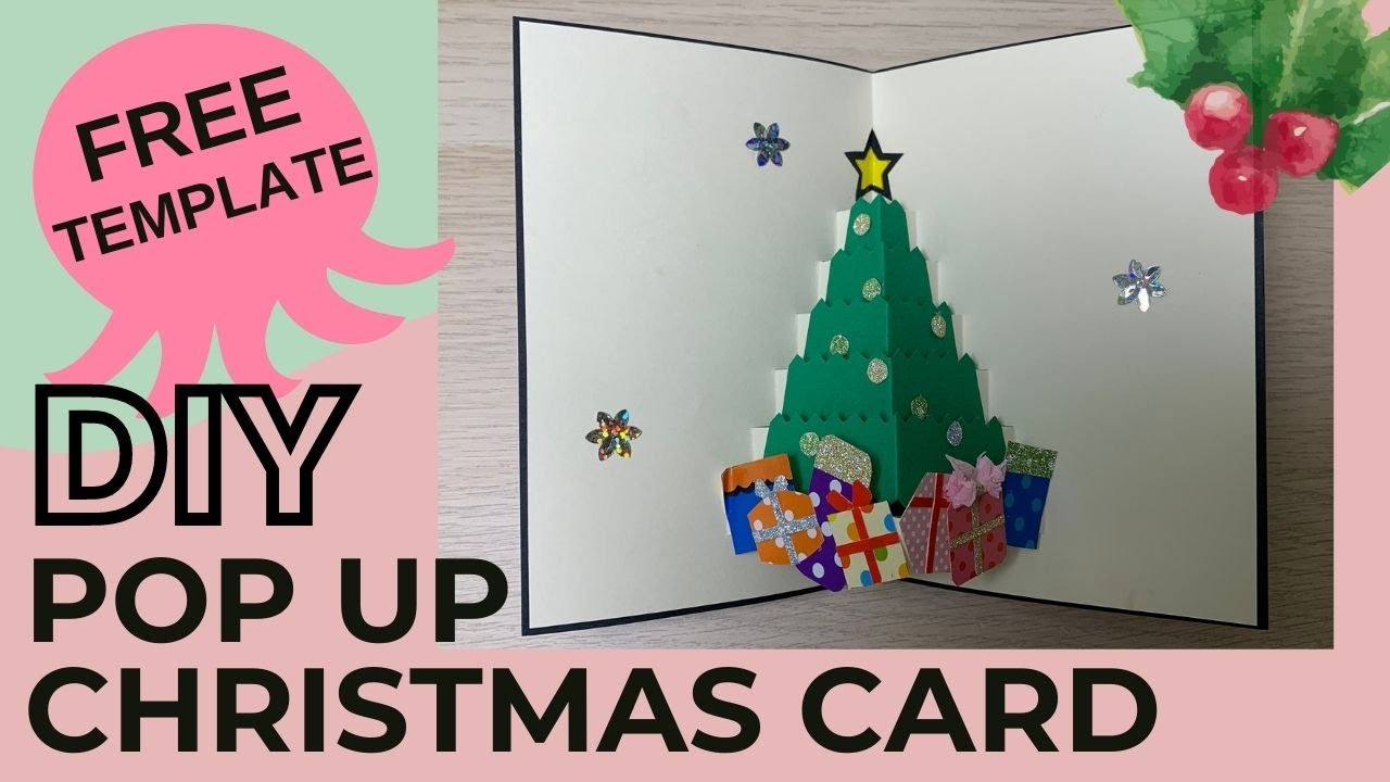 Diy Pop Up Christmas Card | Free Templates | Paper Crafts - Free Printable Pop Up Card Templates Christmas