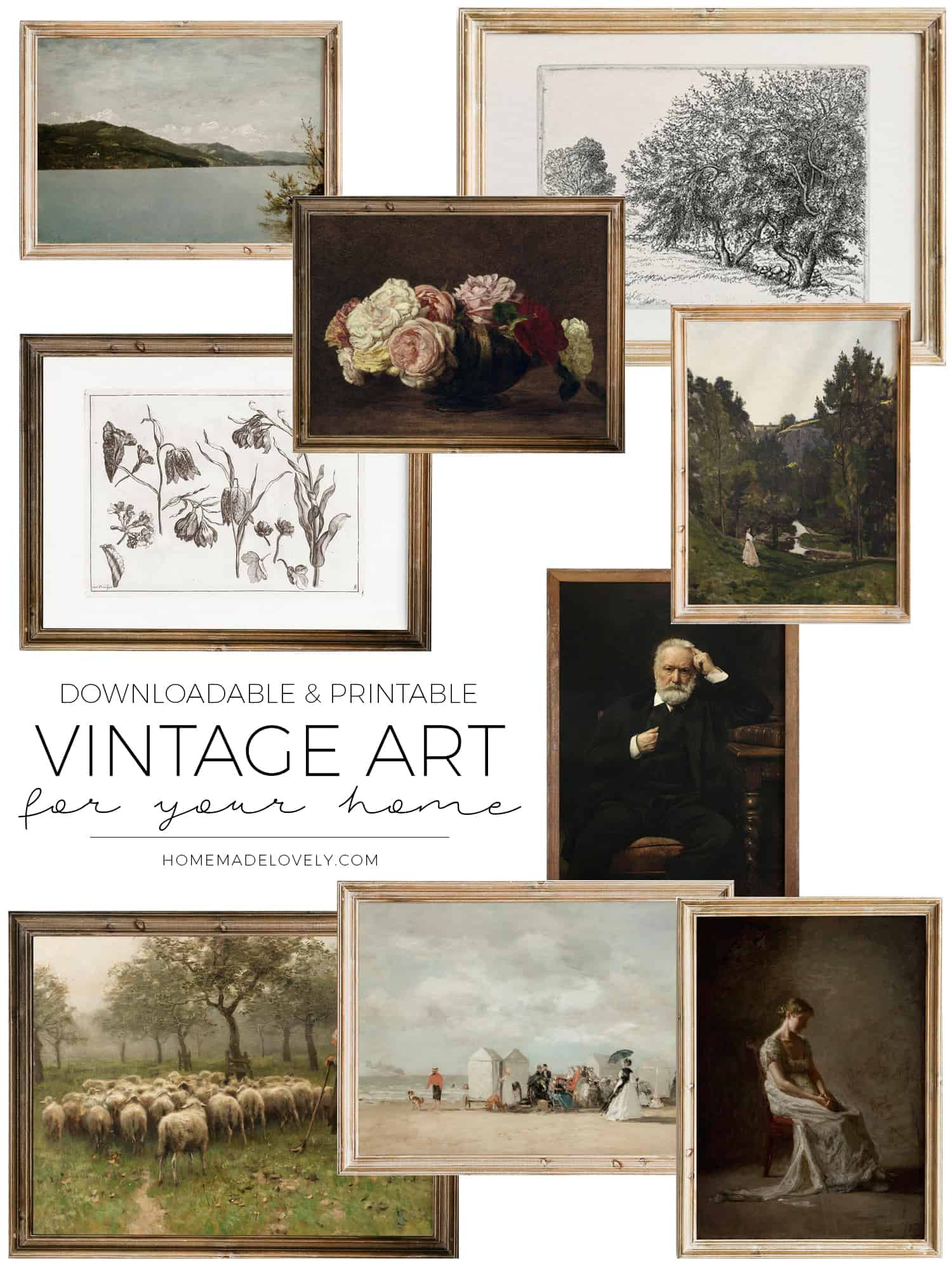 Downloadable Vintage Art For Your Home - Free Printable Images Vintage