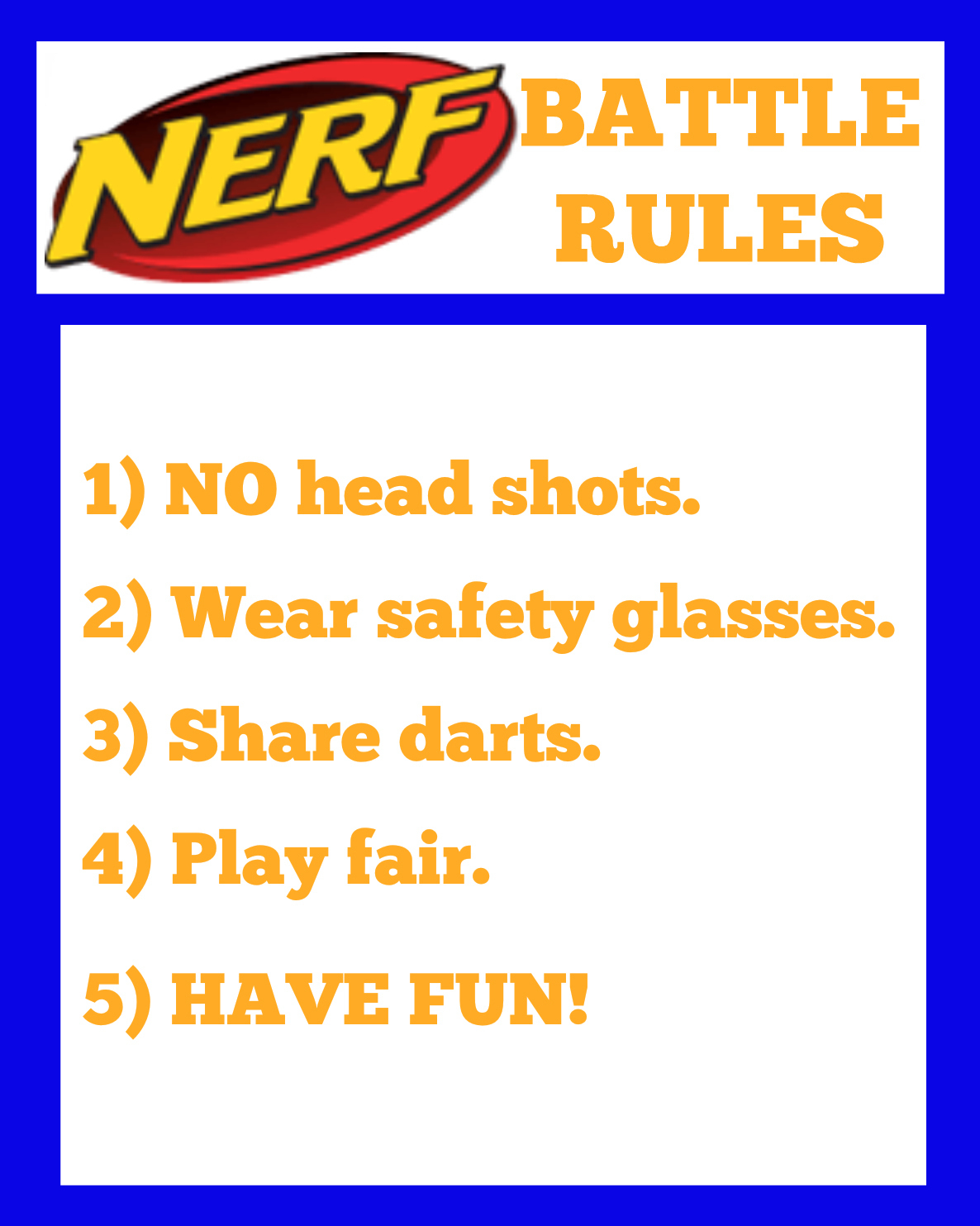 East Coast Mommy: Nerf Party Signs - Free Printable Nerf Signs