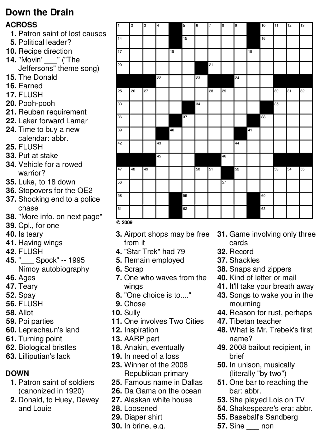 Easy Crossword Puzzles For Seniors | Activity Shelter | Printable - Free Printable Crossword Puzzles For Seniors