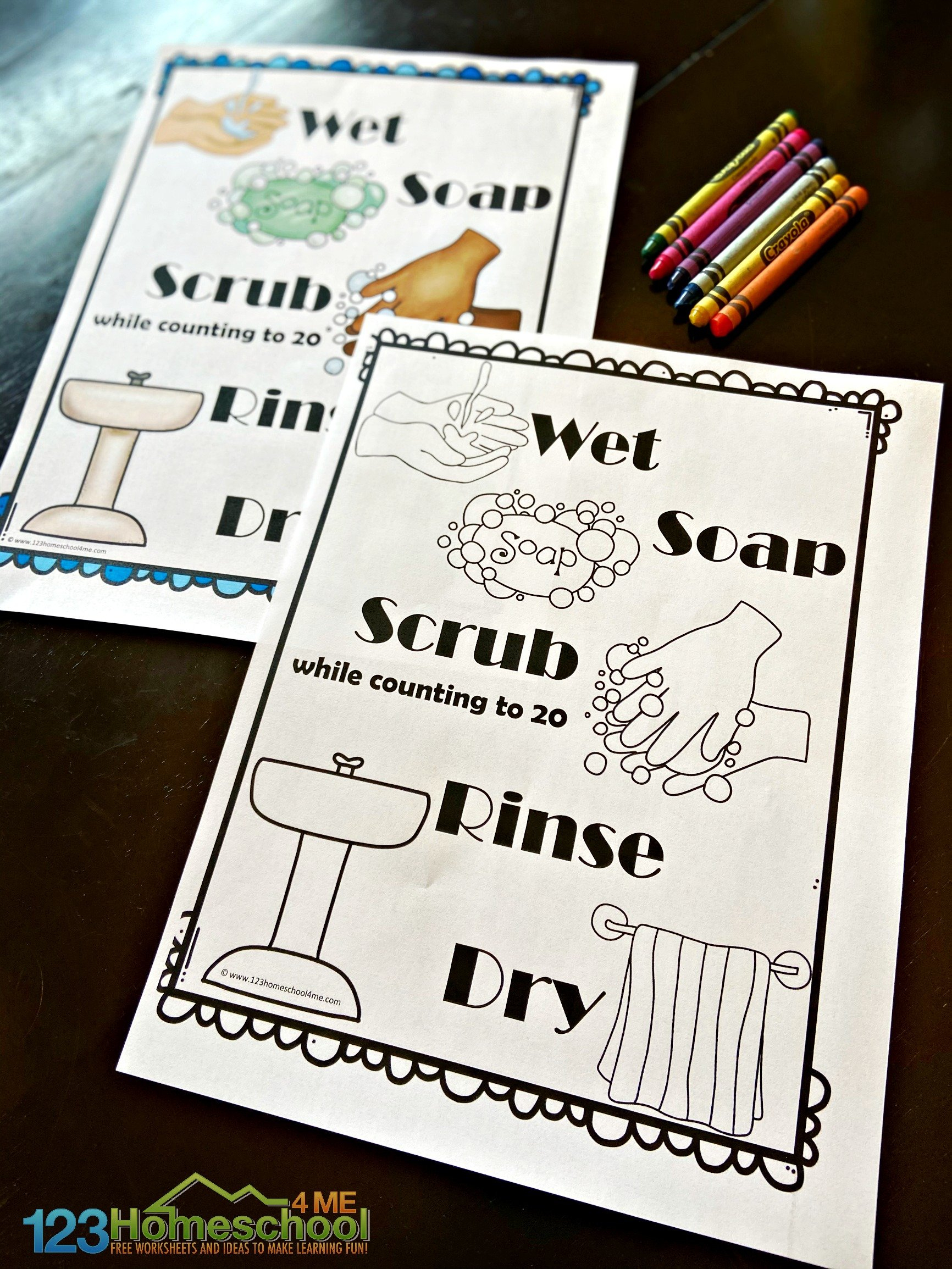 🧼 20+ Free Hand Washing Signs Printables For Kids - Free Printable Handwashing Signs