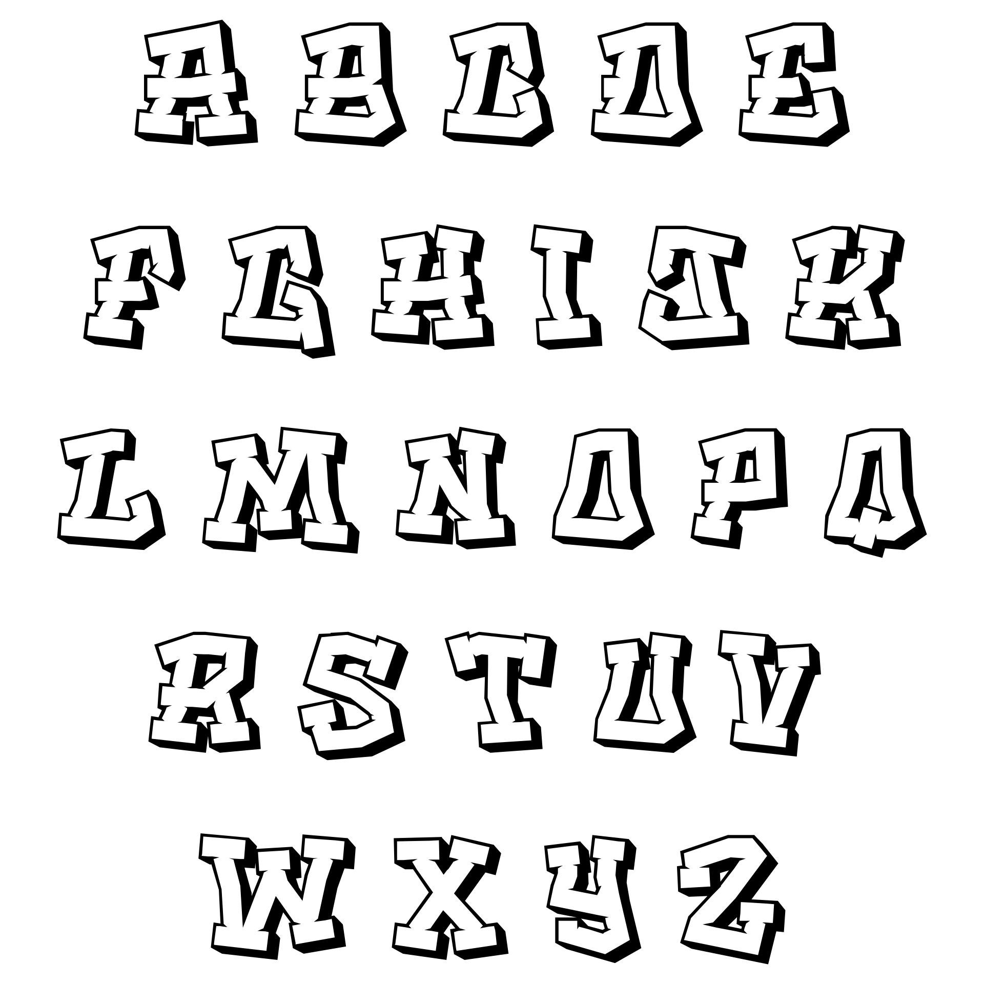 Font Styles Alphabet - 20 Free Pdf Printables | Printablee - Printable Letters In Different Fonts
