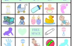 Free Printable Baby Shower Bingo 50 Cards