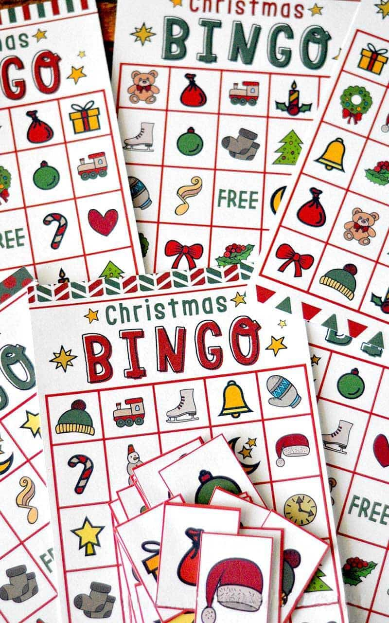 Free Christmas Bingo Game Printable - Free Printable Holiday Bingo Games