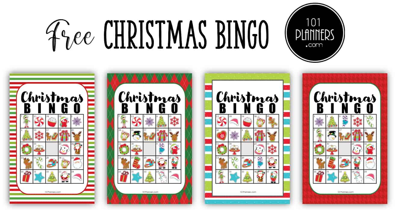 Free Christmas Bingo Printable - Free Printable Christmas Bingo Templates