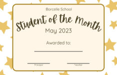 Free Printable Award Certificate Borders