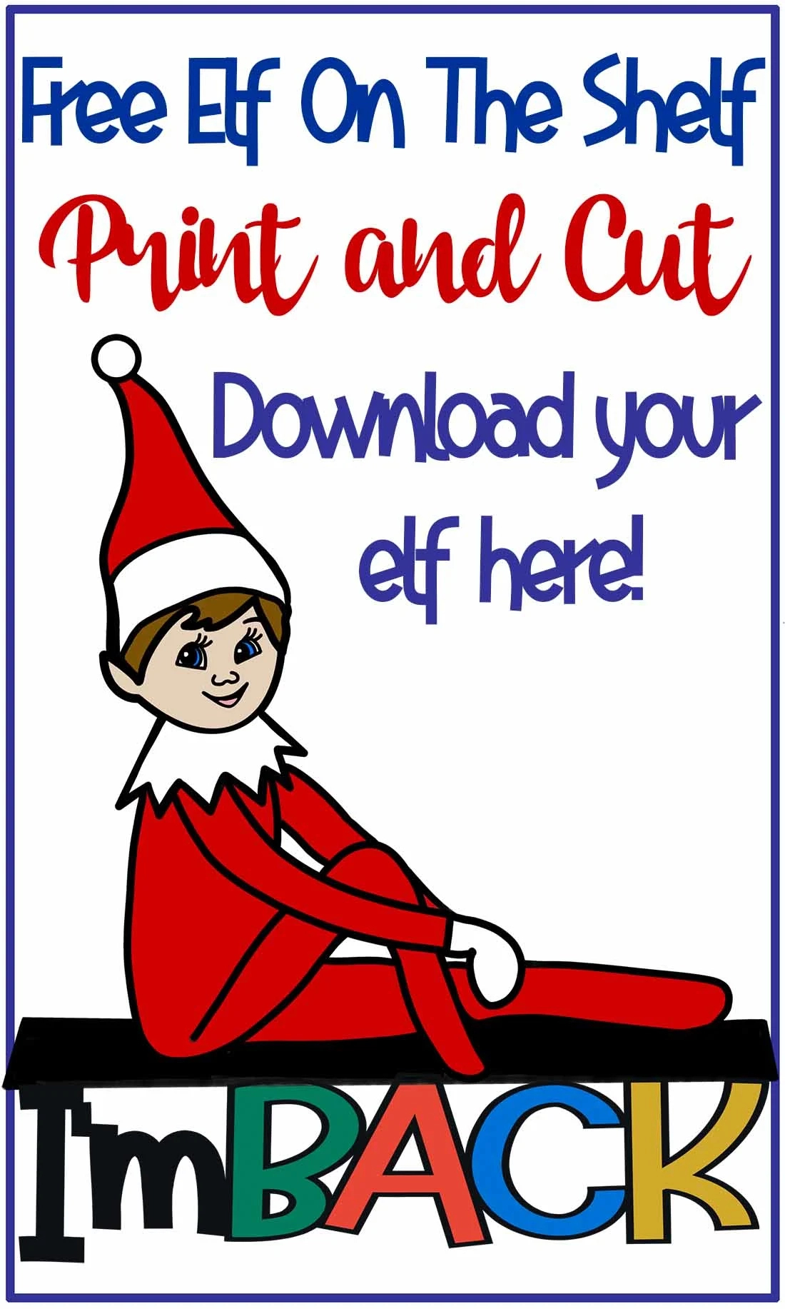Free Elf On The Shelf Printable (Stickers Png ) - Like Love Do - Free Elf On The Shelf Printables Uk
